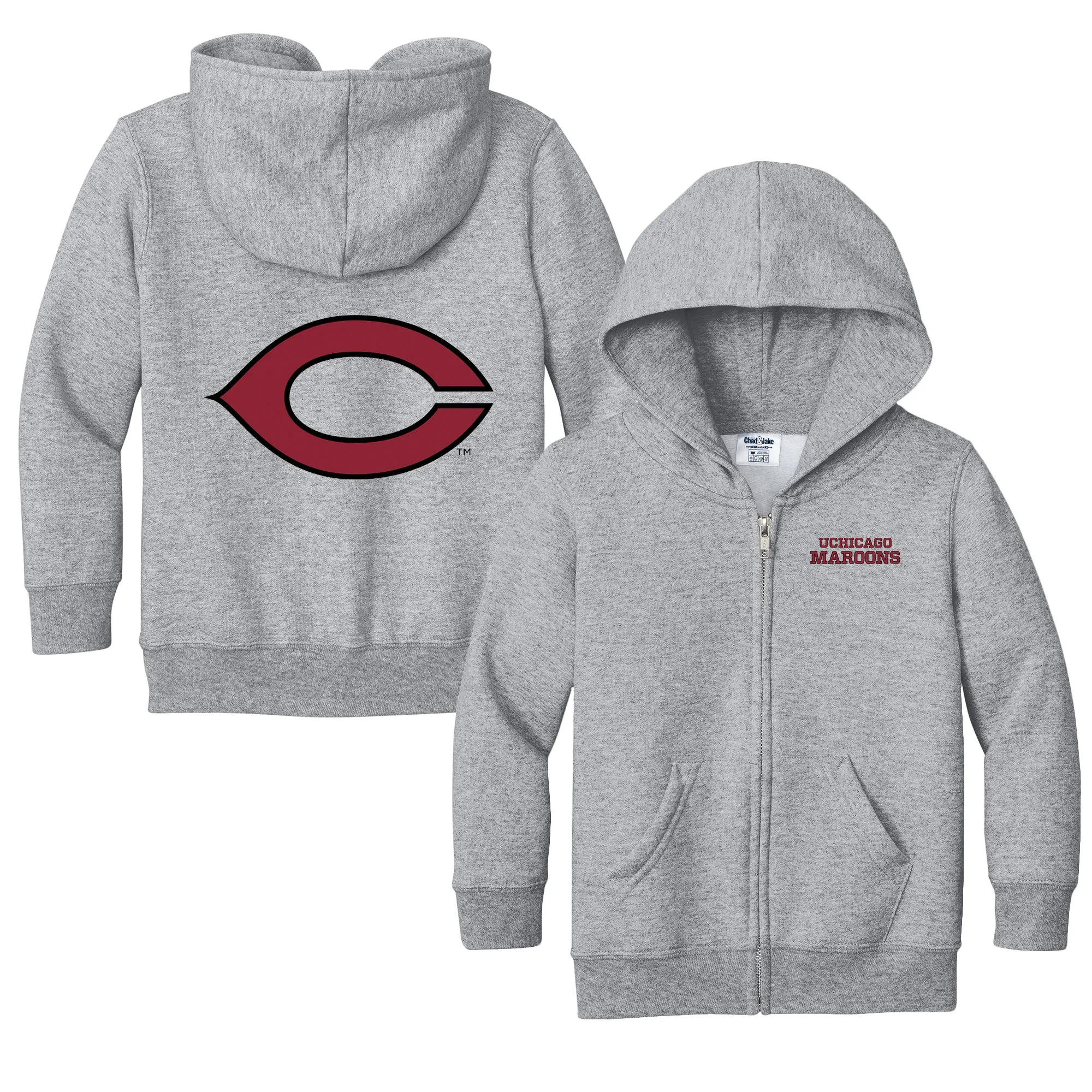 UChicago Maroons Logo Toddler Full-Zip Sweatshirt