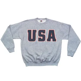 USA Flag Crewneck Sweatshirt