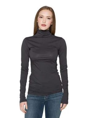 Velvet by Graham & Spencer Talisia05 Gauzy Whisper Turtleneck Top.