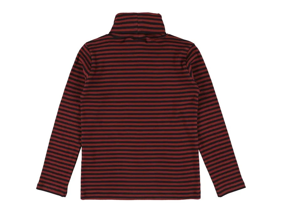 VINK CEIBA RIBBED TURTLENECK - RUBY