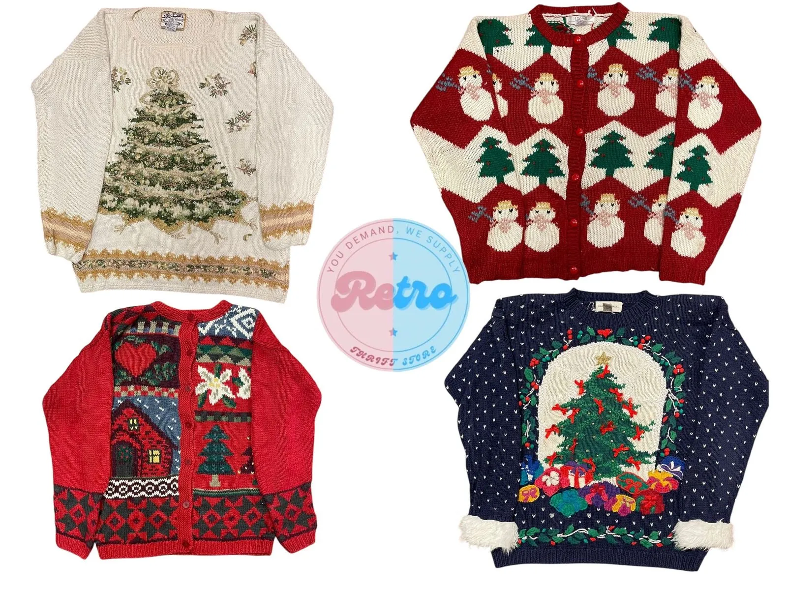 Vintage Y2K Knits Christmas Edition 2: 12 Sweaters