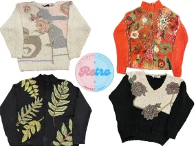 Vintage Y2K Unique Floral Knits: 7 Sweaters