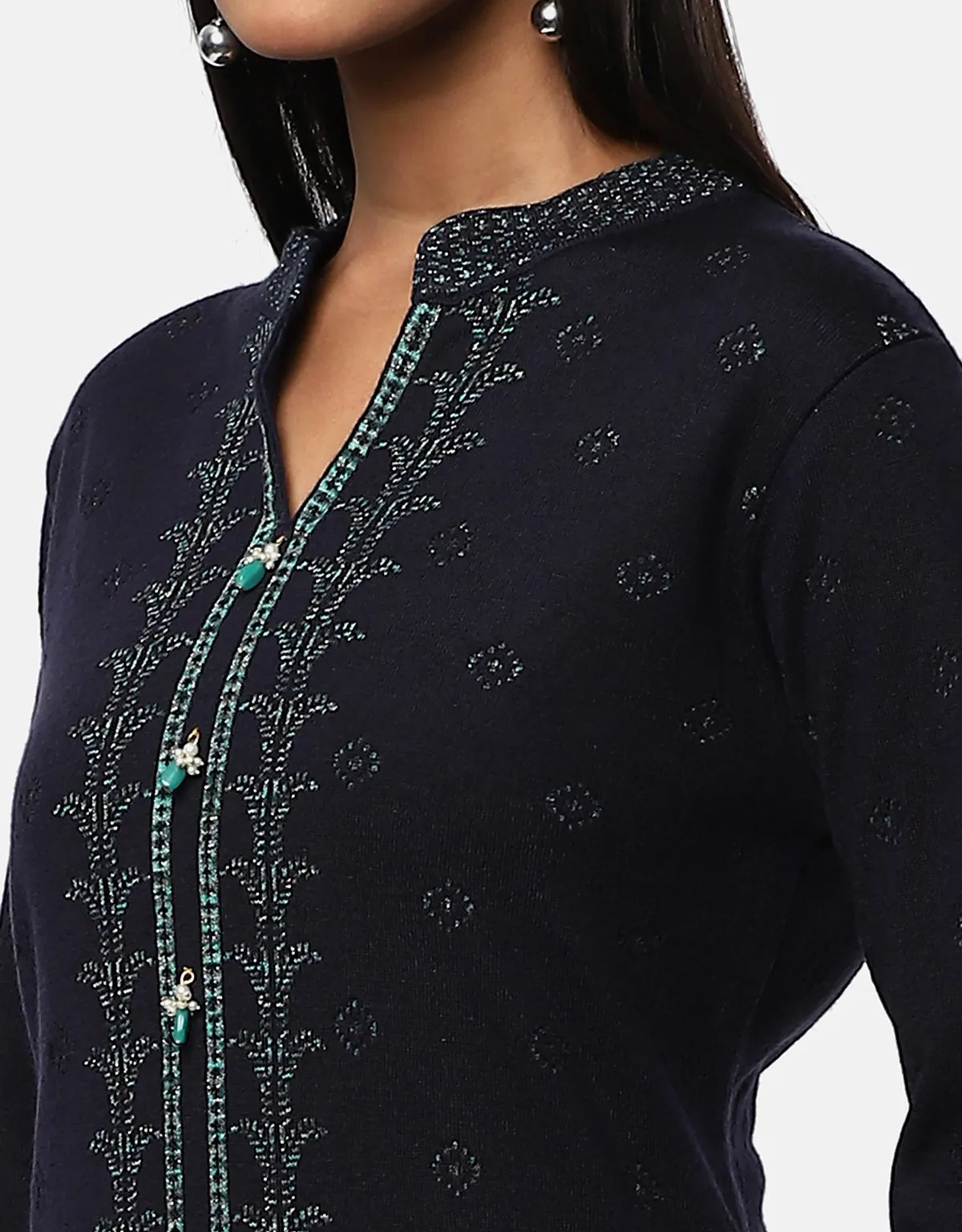 Winter Warm Designer Woolen Kurti For Women