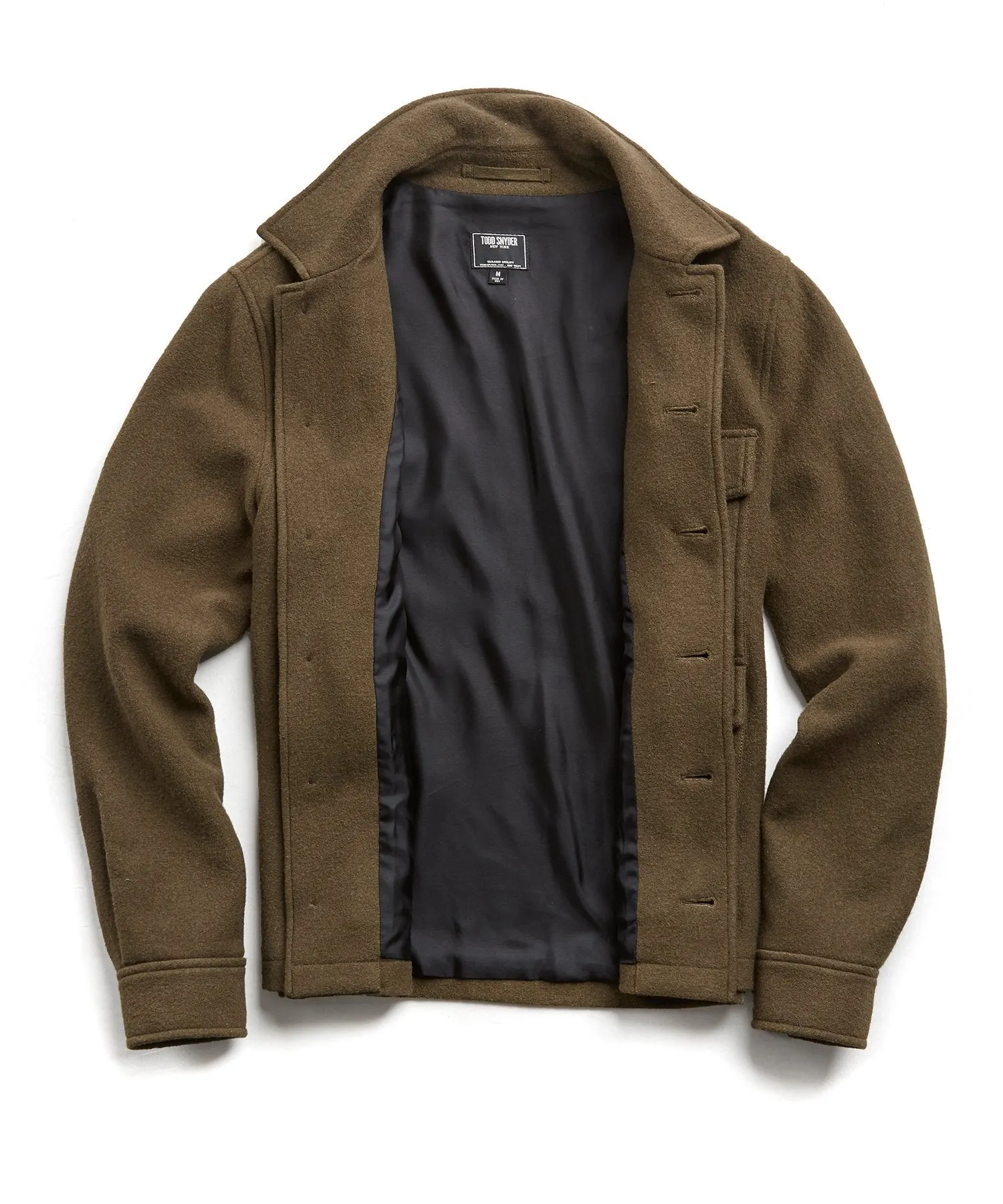 Wool Cruiser Jacket in Olive